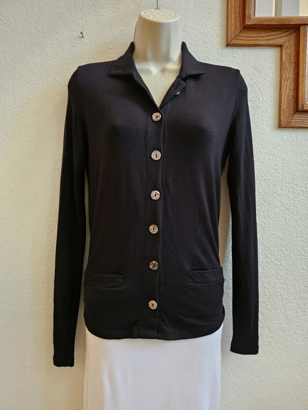 Bleusalt Black Cardigan Size 0(XS-S)